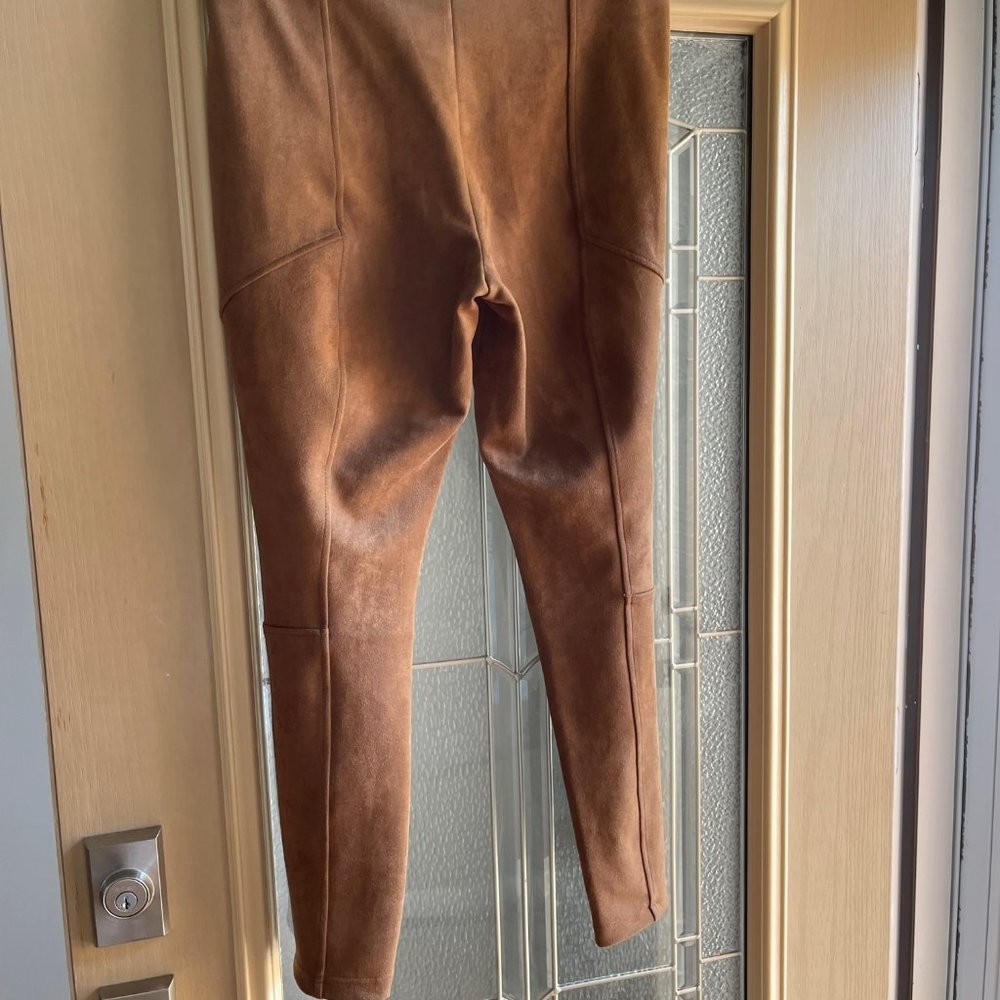 Pants - Faux Suede riding style pants